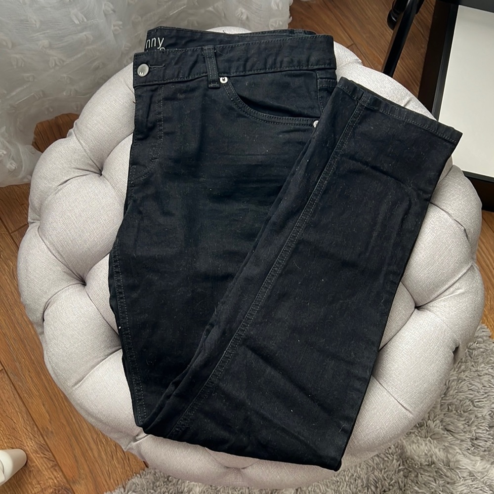Mossimo Supply Co. Black Skinny Premium Denim Jeans Size 14S
